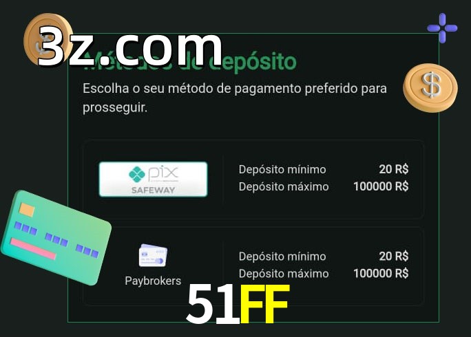 O cassino 51FFbet oferece uma grande variedade de métodos de pagamento